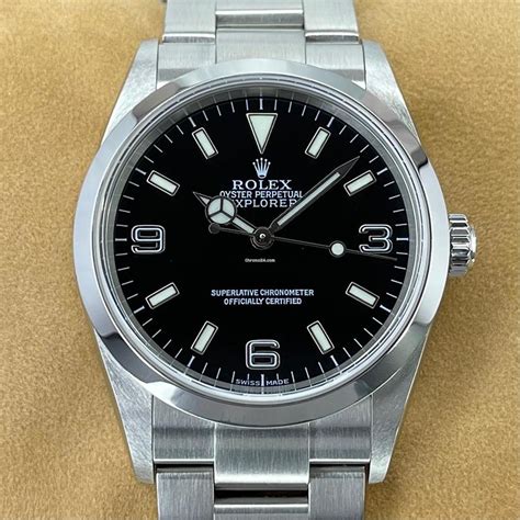 rolex 114270 lume|rolex explorer 114270 for sale.